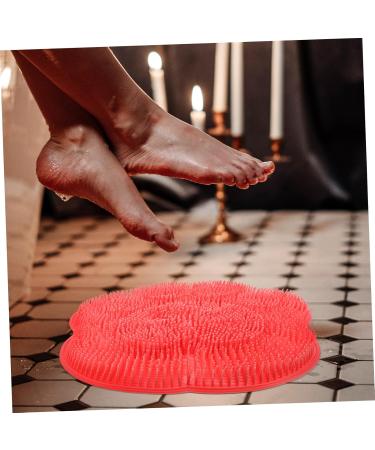 Beavorty Lazy Back Rub Pad Foot Massager Foot Brush Cleaner Skin Cleaning Scrubber Pink - Buy Online on SooperMarket.com