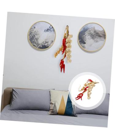 ABOOFAN 6 Pcs Simulation Vegetable Pendant Houseplant House Plants Artificial Fake Vegetable Skewer Chili - Buy Online on SooperMarket.com