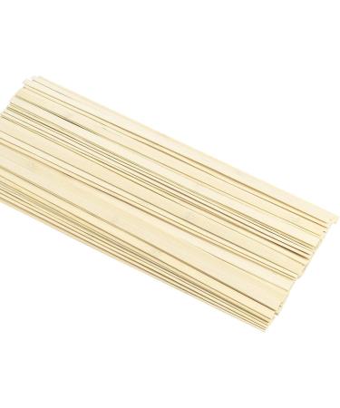 DYWISHKEY Natural Bamboo Sticks - 15.75 x 3/8 Wooden Craft Sticks (50 Pieces) - Buy Online on SooperMarket.com