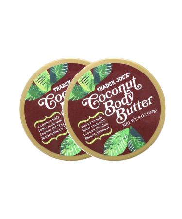 2 Packs Trader Joe's Coconut Body Butter