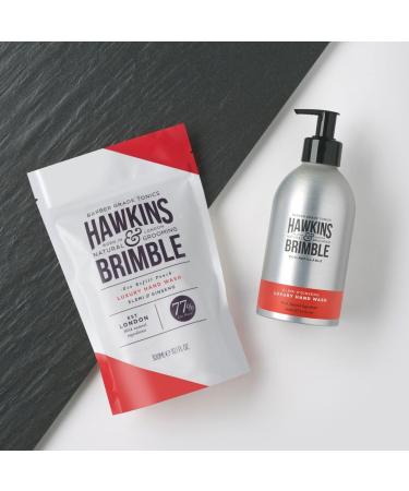 Hawkins & Brimble Eco-Refillable Cleansing Hand Wash 10.1 Fl oz - Naturally Fragranced & Eco Friendly | International Shipping Available - Buy Online on SooperMarket.com