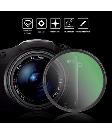 Walking Way 1/4 Black Pro Mist Diffusion Filter 49mm - Soft Focus Lens for Portrait Photography and Video - 49mm Circular Diffuser Filter - Buy Online on SooperMarket.com