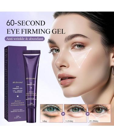 60-Second Instant Firming Eye Cream 60-Second Eye Firming Gel Under Eye Cream for Dark Circles and Puffy Eyes Instant Eye Tightener Instant Eye Bag Remover Reduce Fine Lines - Buy Online on SooperMarket.com