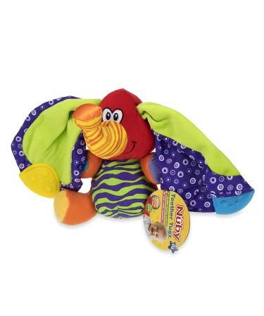 Nuby Teether Tugz Elephant - Soothing and Safe Teething Toy for Babies - Buy Online on SooperMarket.com