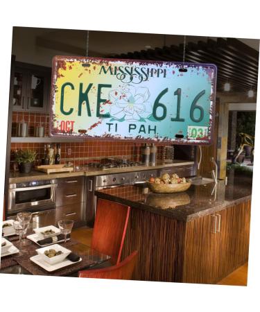 Cabilock Metal Signs License Plate Iron Painting European and American - Buy Online on SooperMarket.com
