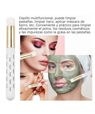Shop Premium White Lash Brushes Set for Cleansing | Soft Eyelash Cleaning Brush & Shampoo for Extensions - Buy Online on SooperMarket.com