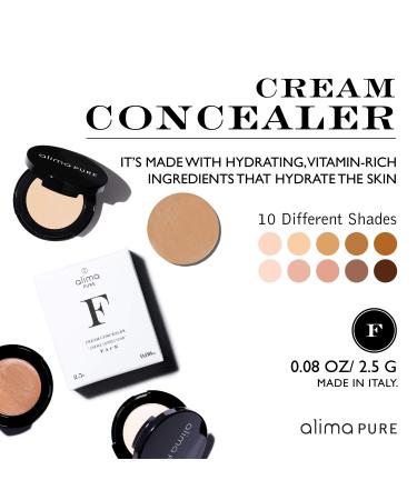 Alima Pure Cream Concealer with Squalane, Avocado Oil, Beeswax & Shea Butter - Full Coverage Makeup for Dark Circles - 2.5g Echo - Buy Online on SooperMarket.com