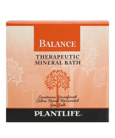 Plantlife Balance Therapy Bath Salts - Straight from The Plant Natural Aromatherapy Bath Salts - Balance  Calm  and Release Tension in The Body - Made in California 3 oz