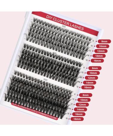 Rxuaw DIY Eyelash Extension Kit with and Seal Wispy D Curl Individual Lashes Kit for Self Application at Home Combination 1 - Buy Online on SooperMarket.com