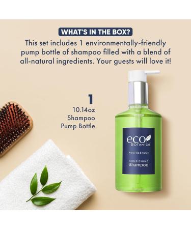 Terra Pure Eco Botanics Shampoo - White Tea & Honey | 10.14 oz | Premium Hotel Amenities - Buy Online - Buy Online on SooperMarket.com