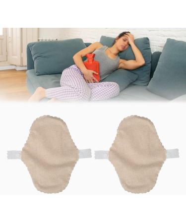 2PCS ANGGREK Reusable Sanitary Napkins - Washable Menstrual Pads | Pure Cotton, Breathable & Leak Proof | Universal for Women - Skin Color - Buy Online on SooperMarket.com
