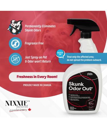 Skunk Odor Out by EnviroFresh For Dogs Cats Pets Animal Cage Cleaning Spray Skunk Odor Eliminator Made In Canada (Skunk Odor Remover Spray (950 mL)) - Buy Online on SooperMarket.com