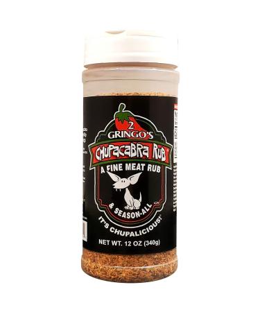 2 Gringos Chupacabra Original Fine Meat Rub, 12 Ounce