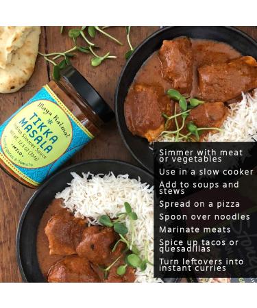 Maya Kaimal Tikka Masala Sauce - Mild Indian Simmer Sauce, Gluten-Free, 12.5 oz - Buy Online on SooperMarket.com