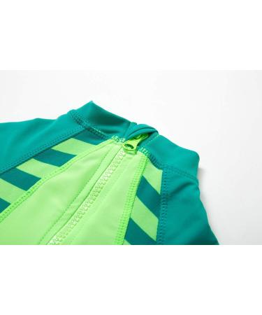 BONVERANO Baby Boys Long-Sleeve Swimsuit with UPF 50+ Sun Protection - Green Dinosaur, 2-3 Years - Buy Online on SooperMarket.com