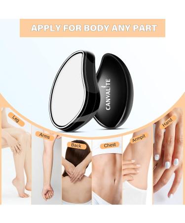 Canvalite Crystal Hair Remover - Nano Hair Remover for Painless Peeling | Fast & Simple Hair Removal for Women & Men (1 Piece) - Buy Online on SooperMarket.com