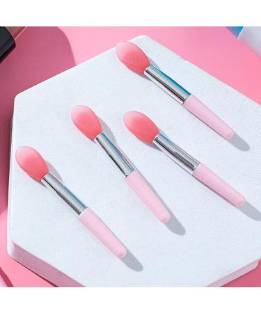 10PCS Portable Silicone Lip Brush Single Soft Head Lipstick Brushes Lip Makeup For Women Girls Silicone Lip Brush Applicator - Buy Online on SooperMarket.com