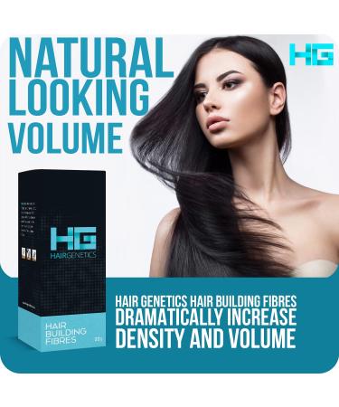 Hair Genetics Black Hair Fibres (22g) - Hair Loss Treatment & Thinning Hair Solution - Buy Online on SooperMarket.com