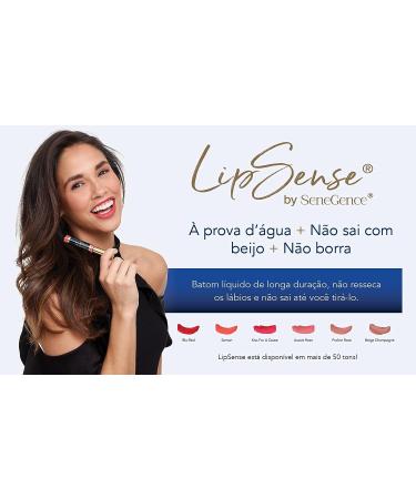 SeneGence LipSense Liquid Lip Color in Brick - 0.25 oz | Long-Lasting, Kiss-Proof Formula - Buy Online on SooperMarket.com