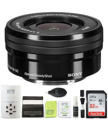 GYTE Bundle - Sony 16-50mm f/3.5-5.6 OSS Lens - Sony E Mount Lens + Premium Bundle (White Box)