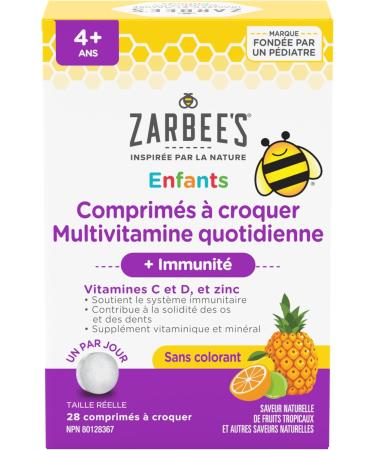 Zarbee's Daily Multivitamin Chewables + Immune 28 count - Buy Online on SooperMarket.com
