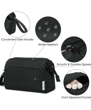 Narwey Large Makeup Bag - Black Travel Toiletry Cosmetic Organizer for Women - Buy Online on SooperMarket.com