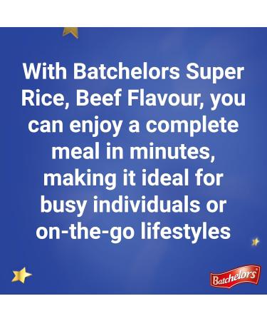 Batchelors Super Rice Beef Flavour Packet Ready Meal 90 g (Pack of 11) - Buy Online on SooperMarket.com