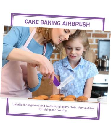 Cabilock 4 Pcs Cake Sprayer Manual Pump Airbrush Baking Cake Airbrush Pump Cake Paint Sprayer Plastic Purple - Buy Online on SooperMarket.com