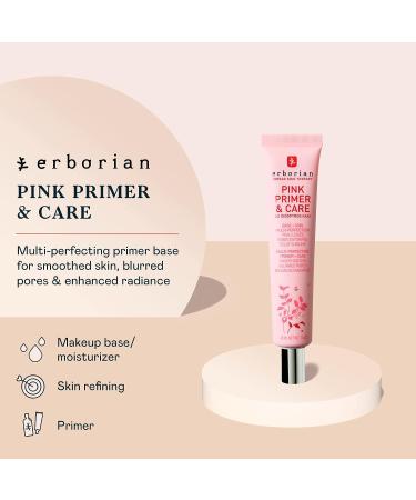 Erborian Pink Primer & Care Facial Cream Balm - Pore Minimizing Makeup Primer - Korean Skincare - 1.5 fl. oz - Buy Online on SooperMarket.com