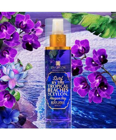 SPA CEYLON Arugam Bay Body Spray for Women | Refreshing Summer Fragrance Spray | Floral Scent 200ml - Buy Online on SooperMarket.com