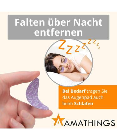 Amathings Reusable Silicone Eye Pads - Anti-Aging Tear Bags & Wrinkles Relief | 100% Eco-Friendly | 2 Pairs in Quality Storage Box - Buy Online on SooperMarket.com