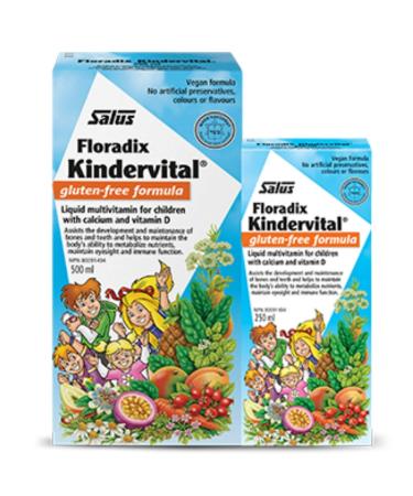SALUS Kindervital Liquid Multivitamin for Kids Bonus Pack (500ml+250ml)