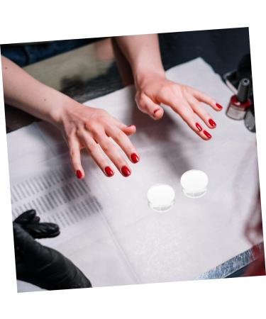 Ipetboom Silicone Nail Stamper Replacement 6pcs Nail Art Silicone Stamp Single Silica Gel Seal Silicone Stamper Replacement 2.30X2.30X1.20CM Transparent Color - Buy Online on SooperMarket.com