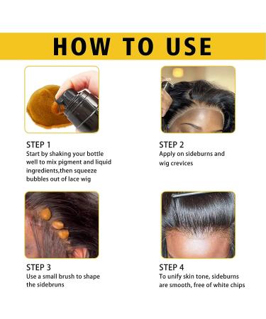Lace Tint Melting Hair Mousse 6.8 fl oz - Natural Finish for Women's Hair Wigs & Hairpieces - Light Brown - Buy Online on SooperMarket.com