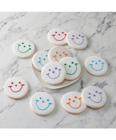 Dozen Nut Free Individually Wrapped Original Smiley Cookies