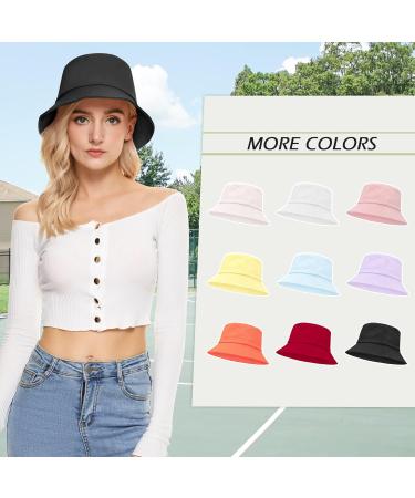Zando Packable Bucket Hat | Fisherman Sun Hat for Men and Women - White - Buy Online on SooperMarket.com