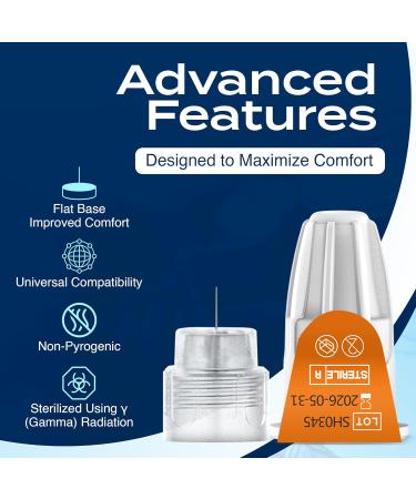 6mm 31G Nanofine Plus Diabetic Pen Needles 100 pen needles  - Buy Online on SooperMarket.com