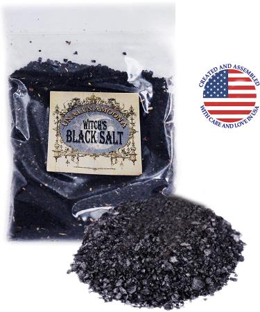 UnaLunaMoona Black Salt Refill - Wicca Protection & Empath Shielding | Witchcraft Supplies - Buy Online on SooperMarket.com