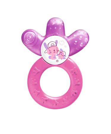 MAM Baby Toys Teething Toys Cooler Teether Girl 4+ Months 1-Count (7961-012-0-1)