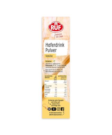 Shop Vegan Vanilla Oat Drink Powder | Gluten-Free Herbal Drink | 400g - Additive-Free & International Shipping - Buy Online on SooperMarket.com