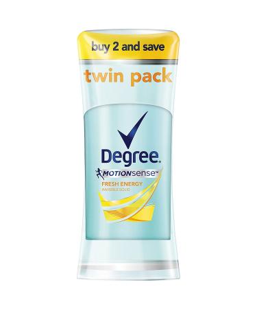 Degree Dry Protection Antiperspirant, Fresh Energy 2.6 Oz (Twin Pack)
