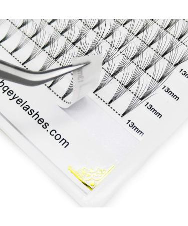 7D-C Premade Fans Eyelash Extensions - 13mm Short Stem Volume Lashes (0.070.10 CD Curl) - Buy Online on SooperMarket.com