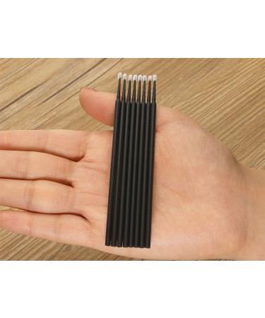 Mini Skater 100 PCS Microswabs Makeup Swabs Mini Individual lash Applicators Mascara Brush Eyelashes Extension for Makeup Personal Care Dental Oral Using(Black) - Buy Online on SooperMarket.com