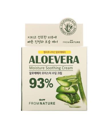 FromNature Aloe Vera 93% Moisture Soothing Cream - Hydrating Skin Relief 80ml - Buy Online on SooperMarket.com