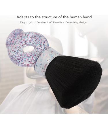 Barber Neck Duster Durable Hair Duster Brush for Removing Hair from Face and Neck Easy to Grip Hair Cutting Brush with Curved Handle Skin Friendly Neck Face Dust Brush for Home Hair Salon - Buy Online on SooperMarket.com