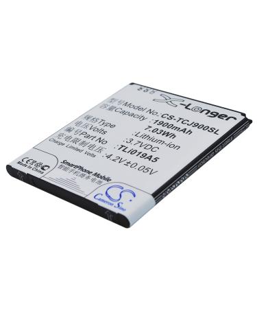 BELLV Battery Replacement for TCL TLi019A5 J900C J900T