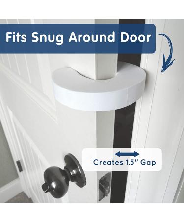 Wittle Door Pinch Guard - 4pk | Baby Proofing Doors with Soft Foam Stopper | Prevent Finger Injuries & Locking Accidents | Child & Pet Safety - Buy Online on SooperMarket.com