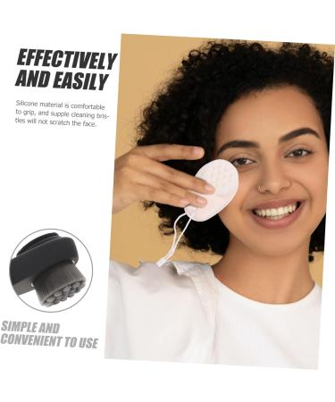 FRCOLOR Pack of 10 Double-Sided Facial Cleansing Brush Tool for Facial Cleansing Face Scrub Exfoliating Face Wash Makeup Remover Bathroom Supply Face Washer - Buy Online on SooperMarket.com