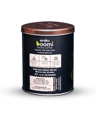 Araku Boomi Premium Instant Coffee 7oz - Medium Roast 100% Arabica Beans from Araku Valley - Naturally Caffeinated - Buy Online on SooperMarket.com
