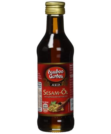 Bamboo Garden sesame oil made from roasted sesame seeds (1 x 100 ml) (packaging design may vary)